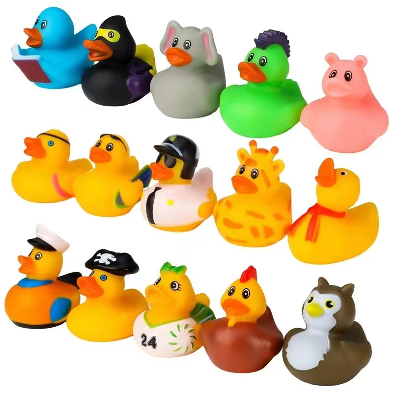Yellow Bath Rubber Duck Bulk Squeaky Toys Custom Logo Rubber Duck Floating Design Your Own Rubber Duck