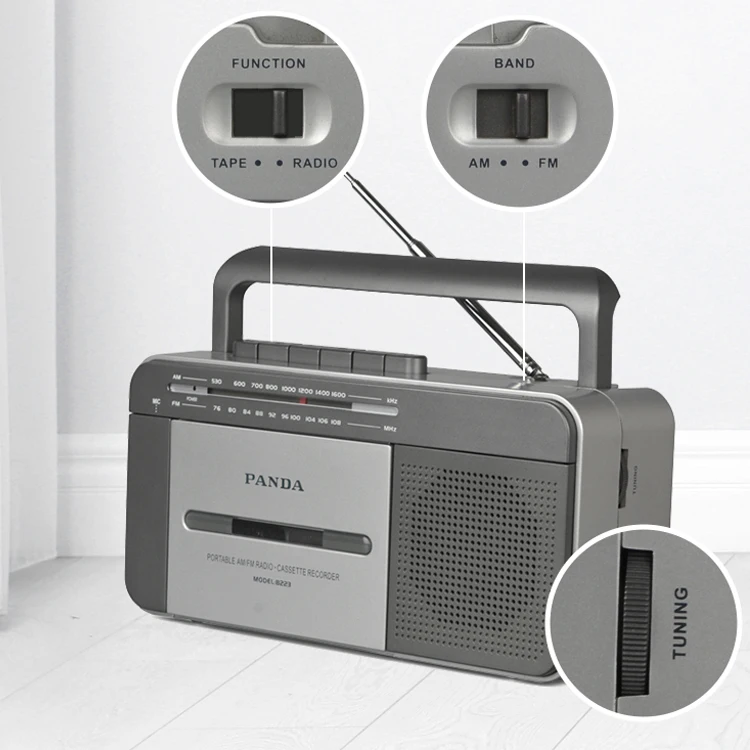 Portable Cassette Tape Recorder and FM Radio | Vintage Stereo