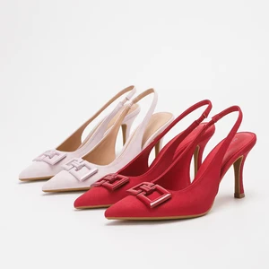 8503-8XH Custom Women's High Heel Sandals Fashion Trend Pointed Closed Toe Slip-On High Sexy Style Shoes