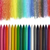 18 colori pastelli di plastica