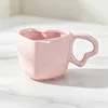 Coupe coeur rose
