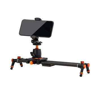 Fotopro Carbon Fiber Camera Dolly Track Portable Travel Camera Slide Rail Track Phone Wear-resistant Dslr Camera Slider detail image