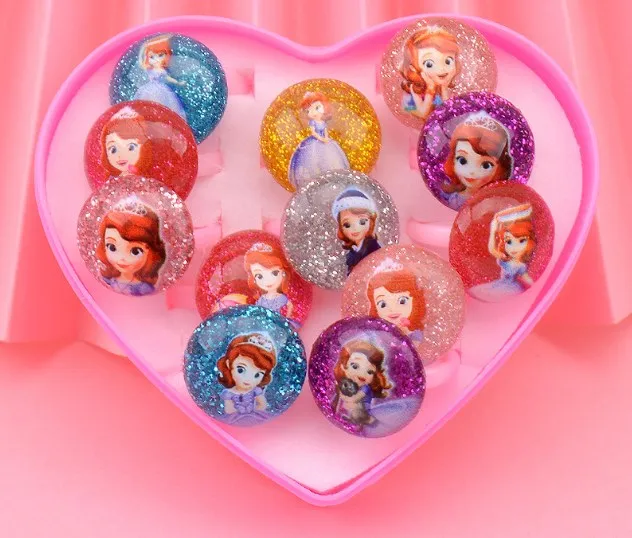 Korean Jewelry Children's Resin Ring Toy Girl Hand Decoration