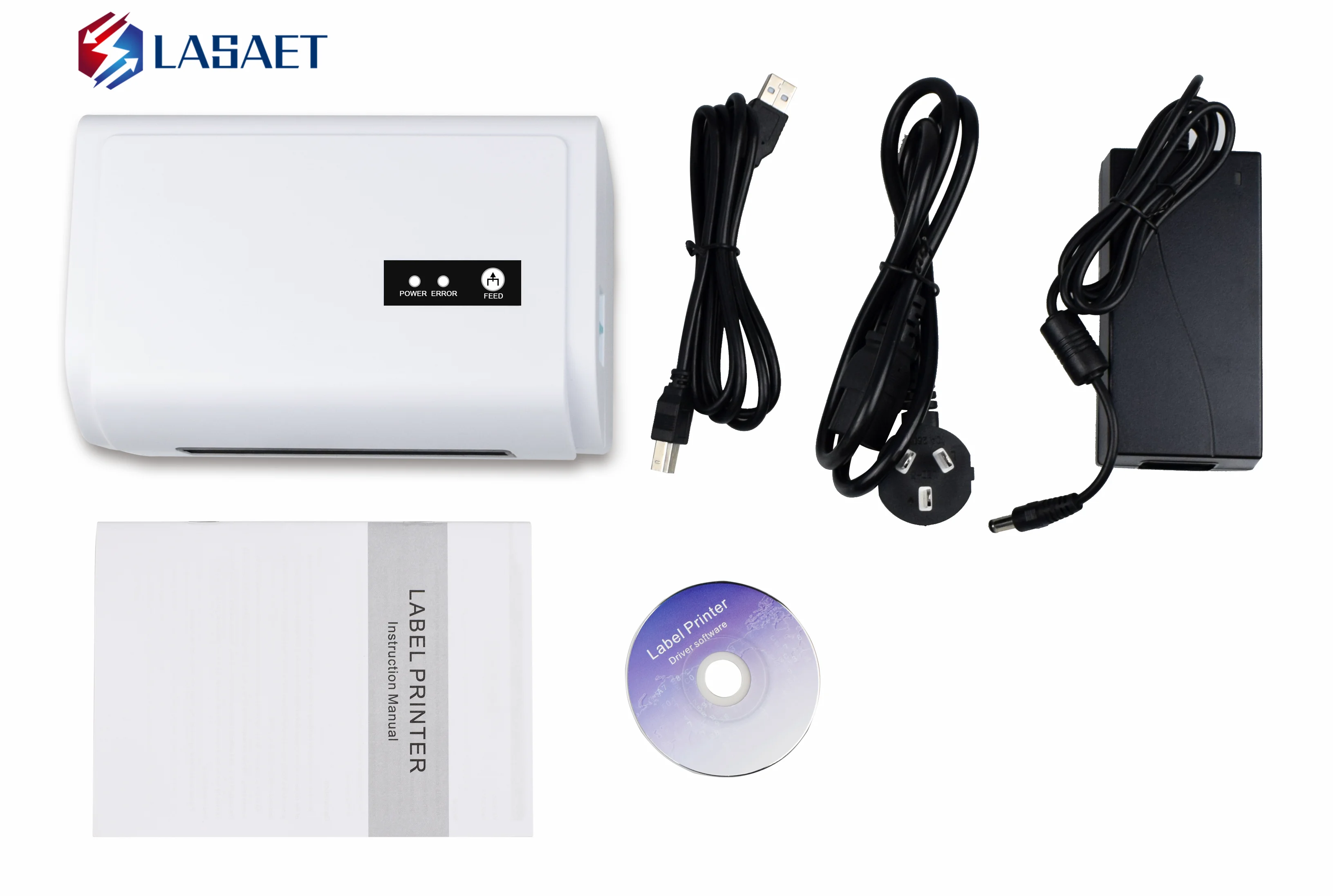 Zijiang ZJ-9200 110mm Thermal Barcode Shipping Label Printer for