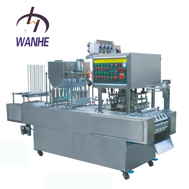 WANHE-2/4 Automatic Paste Filling Sealing Machine for Beverages Commodity Chemicals Plastic Packaging CE Certified Core Motor