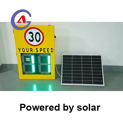 Знак ограничения скорости радара