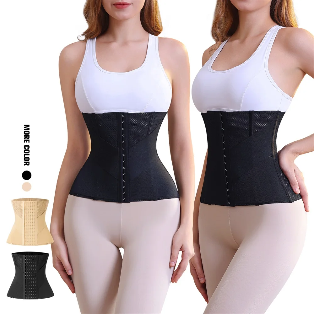 Belt Double Trimmer Shaping Tummy Control Shaper Waist Trainer Shaperwear Waist Cincher Trimmer Wrap Girdle Full Body Corset supplier