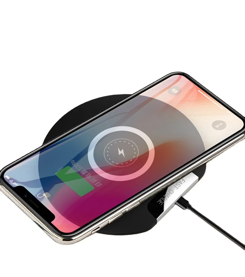 
Лидер продаж 2020, универсальное быстрое зарядное устройство 10 Вт для телефона, портативное беспроводное зарядное устройство для iPhone X, XS, Max, Xr, X, 11 Pro Max 