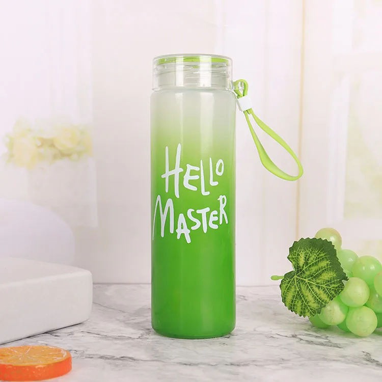Best Sell Travel Water Glass Bottle Wholesale Single Layer Glass Tea