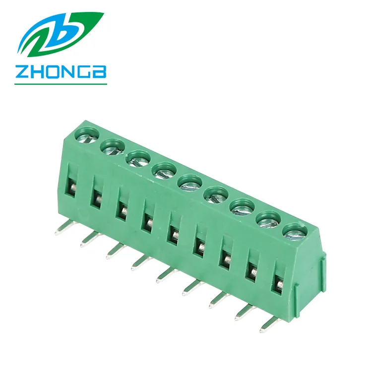 ZB 128 Vertical Right Angle 5.0 5.08 Mm Pitch PCB Screw Clamp