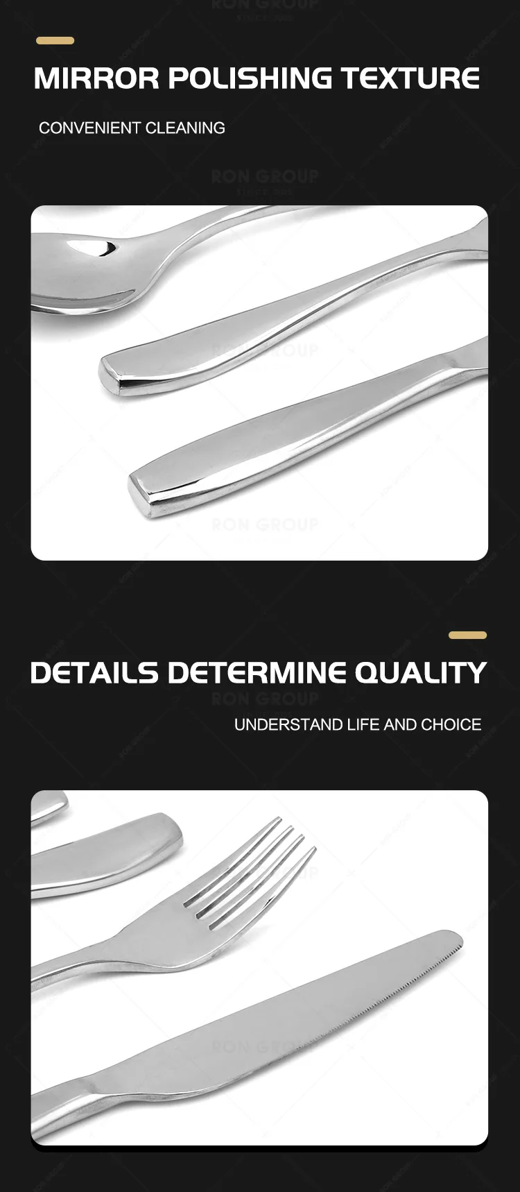 High quality silver dinnerware spoons and forks polished silverware hotel flatware for wedding royal cutlery set stainless steel