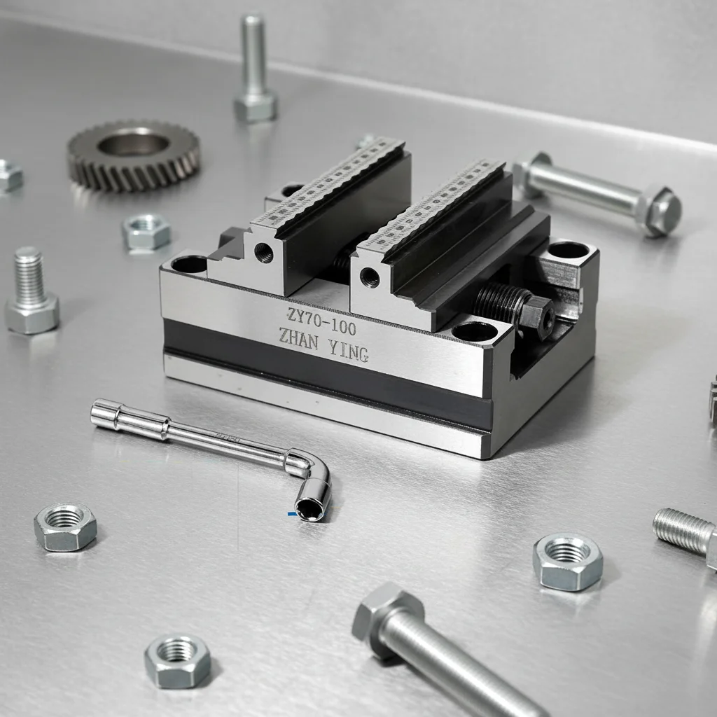 Self Centering Vise for Concentric Self-centering 5 Axis Cnc Machining Center Vise ZY70-100 Styleuniversal Vice Precision Vise