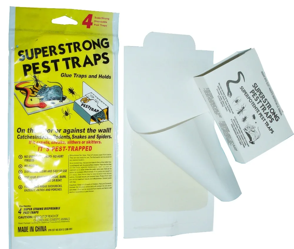 BSTW Professional Adhesive Factory Direct Selling Safe Rat Mouse Trap Glue Pest Control Sticky Traps