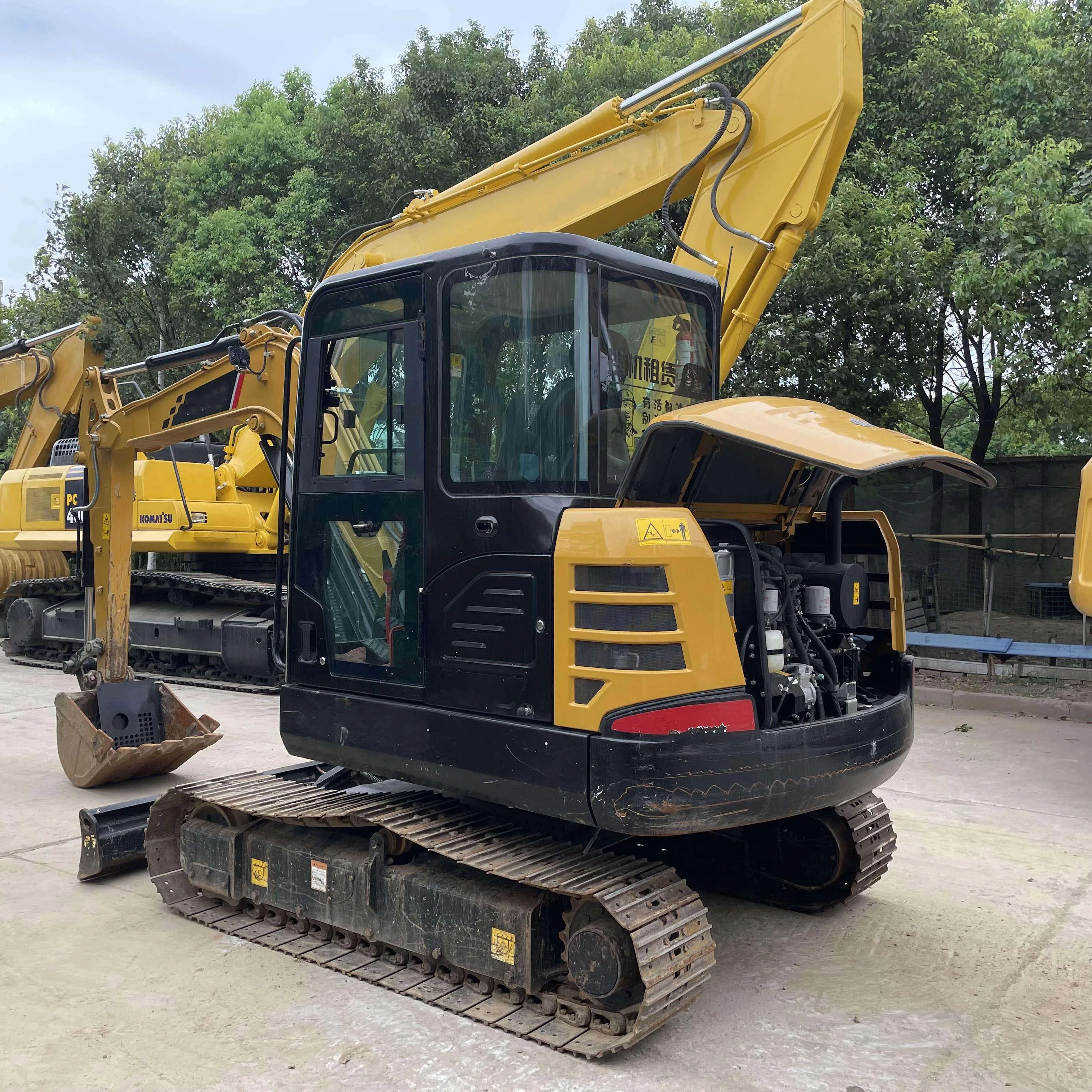 Used  Digger Excavator Bobcat 331 for Sale 5ton Operating Weight with Cat Engine Pump and Motor