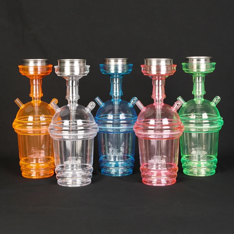 2023 Multicolor Portable Car Hookah Cup Shisha Nargile Sheesha Portable