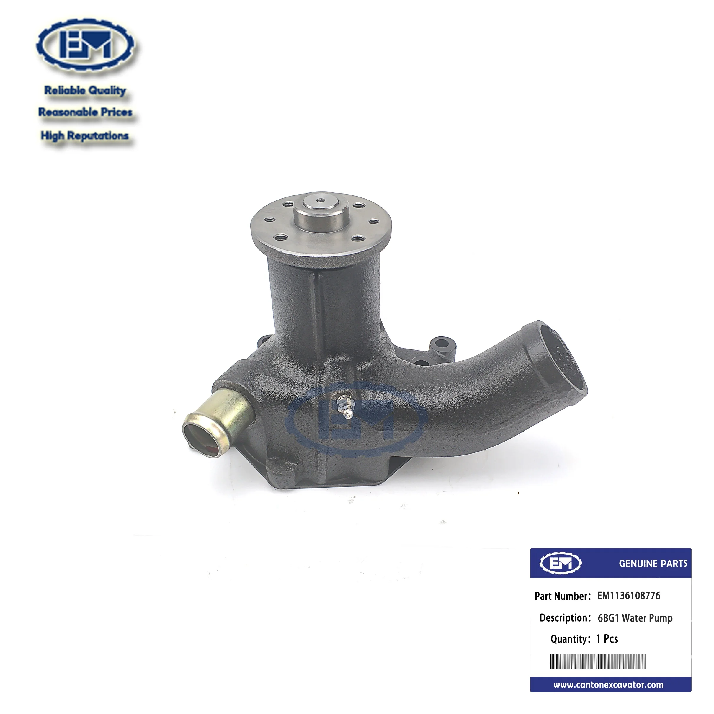 EM Brand ZX200-5G 4BG1 6BG1 Water Pump - High Quality Spare Part