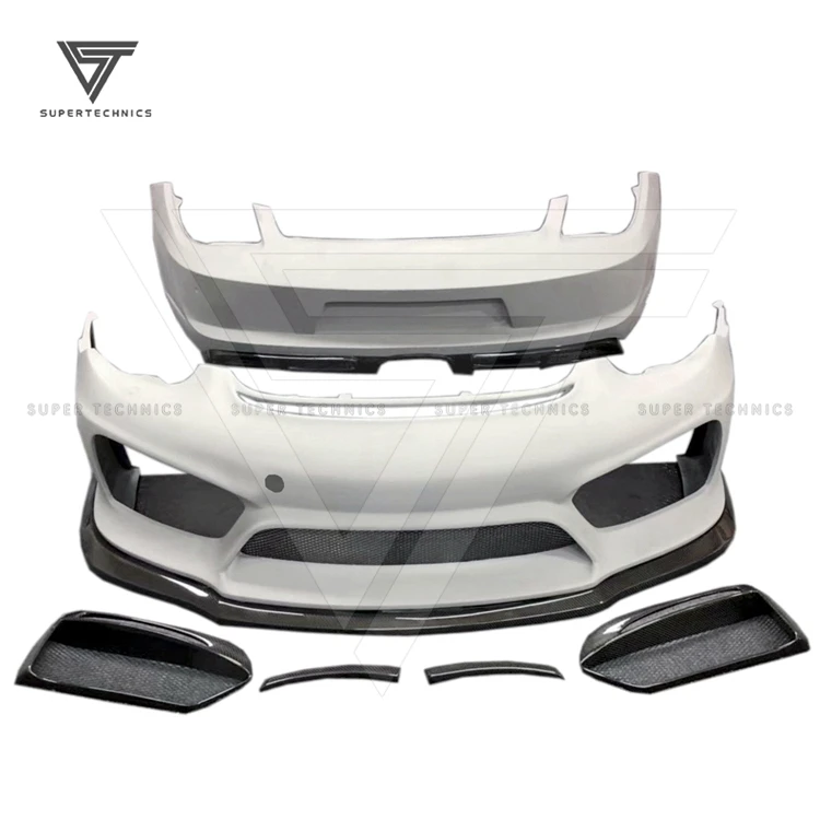 981 GT4 стиль половина углеродного волокна комплект корпуса Для Porsche Boxster 987 2