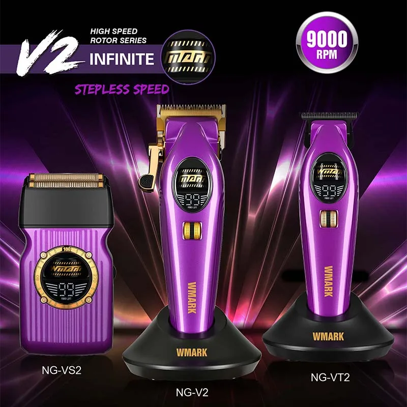 WMARK NG-V2 NG-VT2 NG-VS2 Hair Clippers - Precision & Power