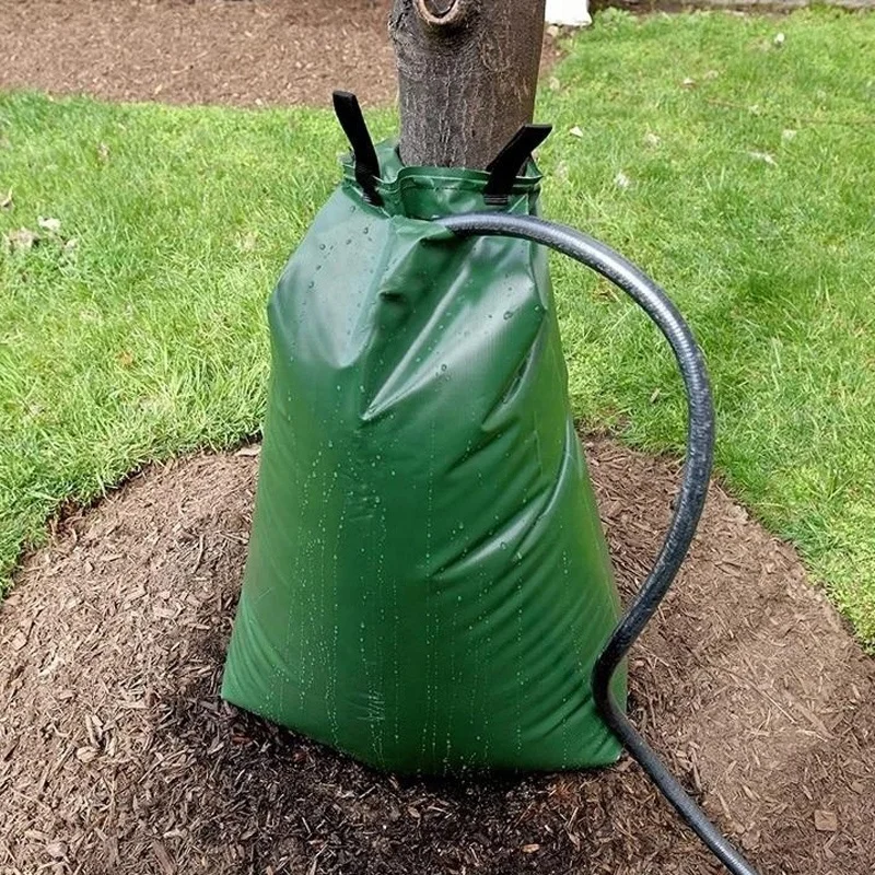 Borsa Per Irrigazione Alberi 50 Litri - Rilascio Lento - Ricaricabile - Per Radici Profonde - 5