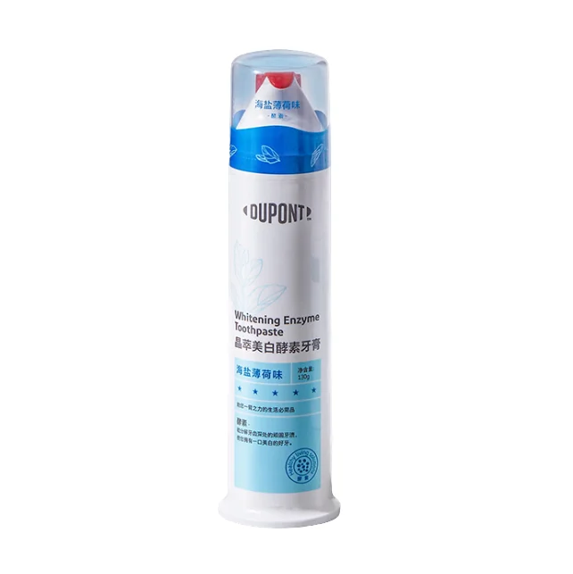 Wholesale 100ml 110ml Toothpaste Empty Bottle Custom Color Airless Toothpaste Pump Tube for Toothpaste