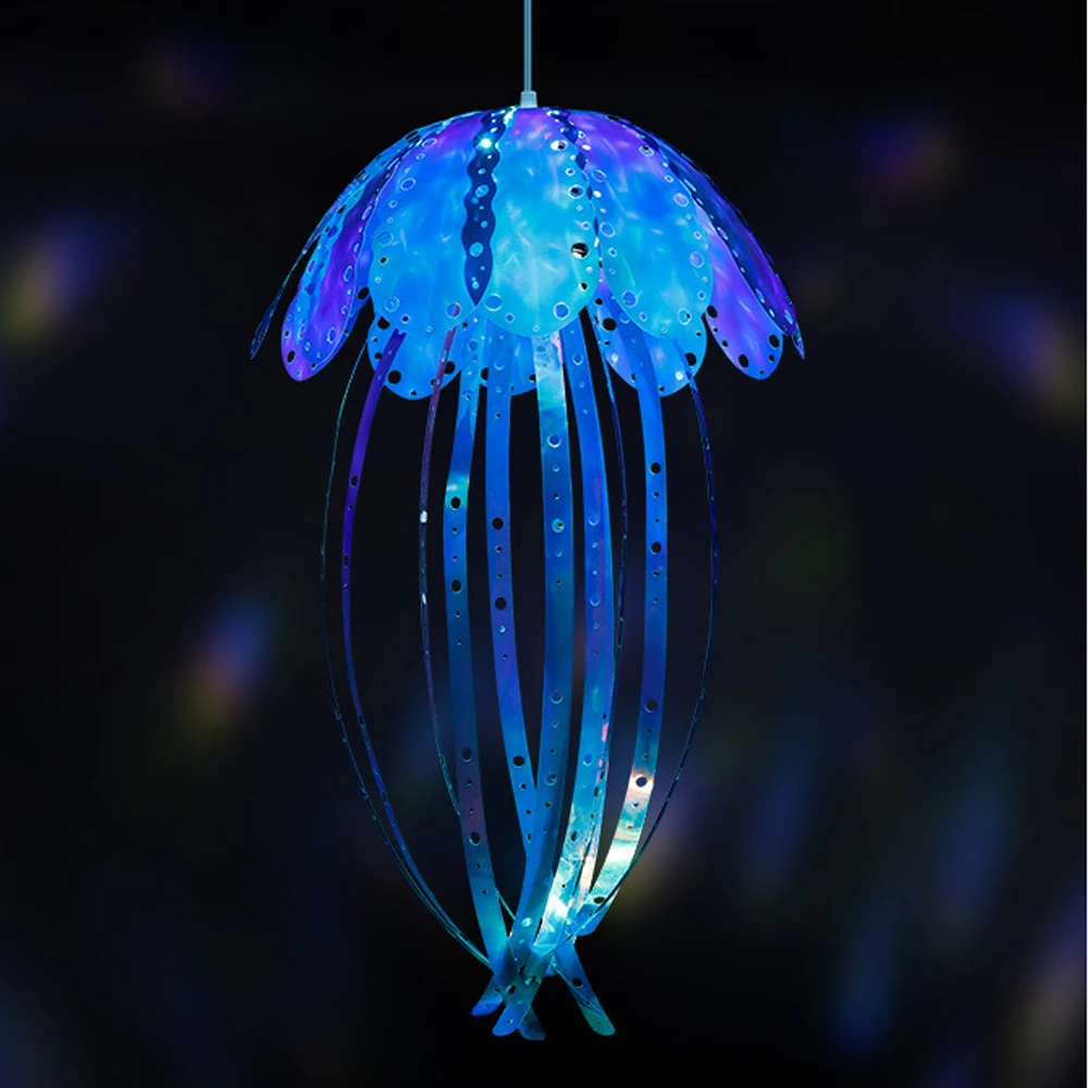 LED Jellyfish Light - Colorful Fiber Optic Garden Decoration