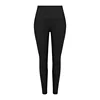Dark black trousers (flat-waisted)