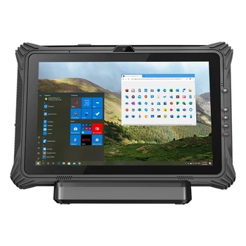 Industrial tablet 12inch pc Vehicle mounted car holder fully extreme rugged win 10 N5100 IP65 waterproof rugged tablet