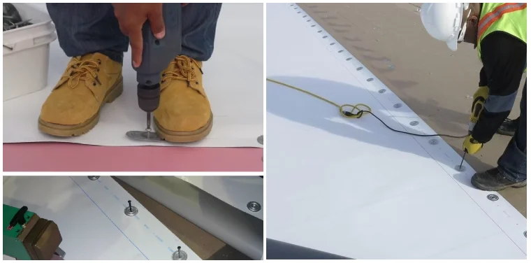 Стальная шайба с гальвалумным покрытием D60 для кровельной мембраны TPO и PVC