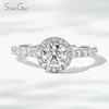 14K White Gold-Round Brilliant Cut