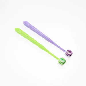 Wholesale Trending Product Adult High Quality 3 Sided Toothbrush Premium Comprehensive Cleaning Oem logo