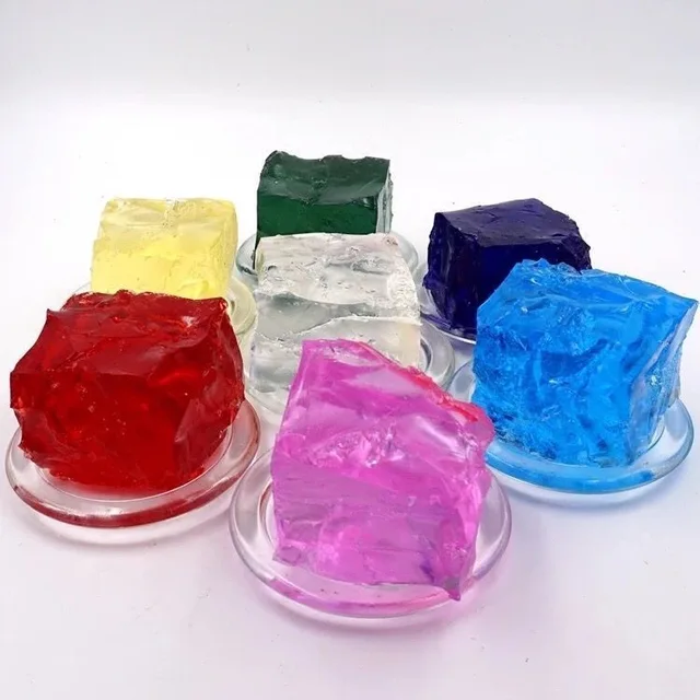 Colorful Jelly wax  scented candle Raw material DIY crystal candle soft jelly wax 1kg