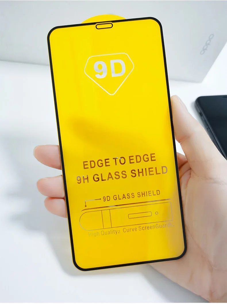 Film kaca diperkuat 9DTempered Glass pelindung layar untuk Samsung