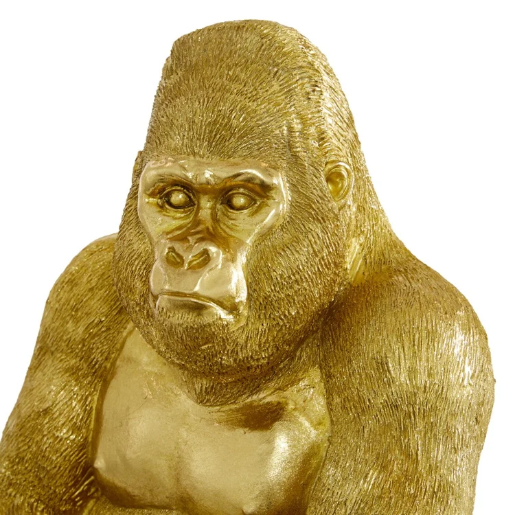 Abaodam Household Decor Office Decorations Gold Decorations Table Top Decor  Gorilla Statue Props Resin Crafts Decor Resin Gorilla Decoration Decorate