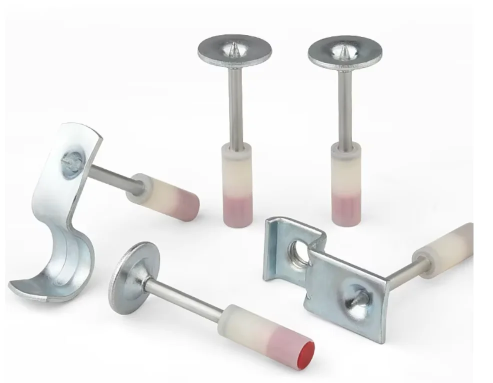 Powder Actuated Fastening System for Ceiling Installation - Clip Nails & Drive Pins