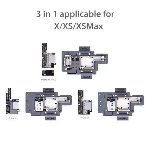 3 in 1 Qianli iSocket Jig for iPhone X Xs Max Board Separating Fixture