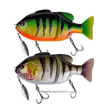 Plastic Artificial Hard Bait Lure Multi-segment Simulation Bait Freshwater Bass Floating 140mm/120mm – Hard Lure – view 5