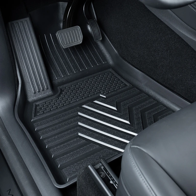 Car Accessories Rubber Universal Deep Dish Matting Waterproof 5d Floor