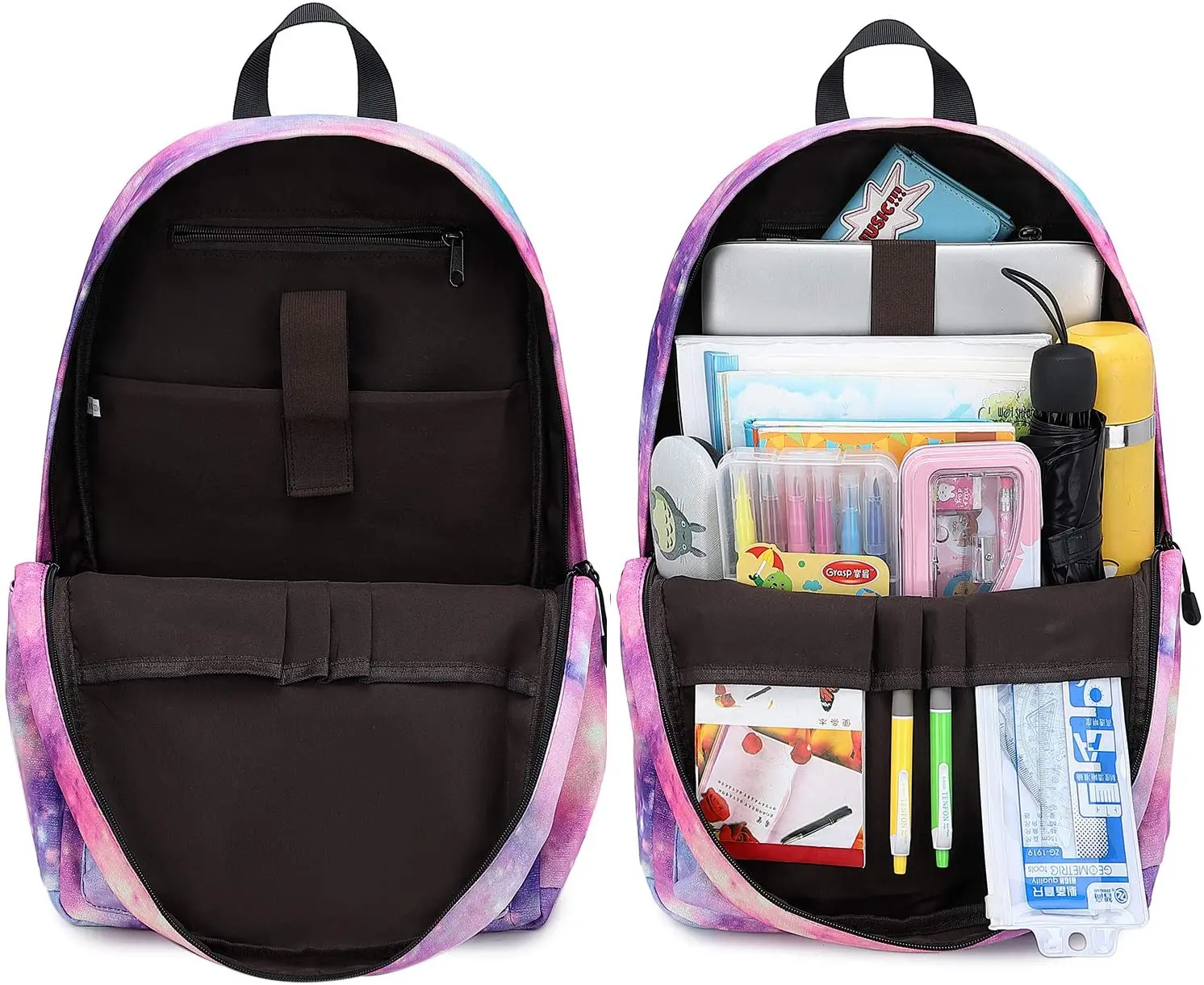 Buy Wholesale China School Bags Girl School Backpack, Pure Colors, Size:  12.9*5.9*16 Inches, Customized Logo & Backpack Bag at USD 4.85