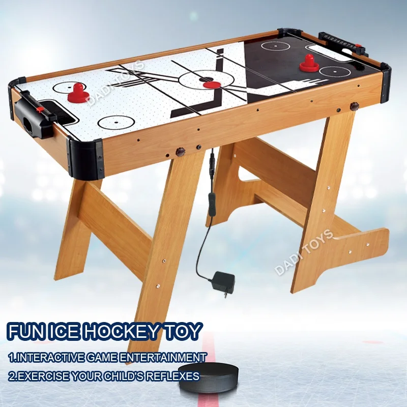 Новое поступление Деревянный Воздушный Хоккей настольная игра игрушка мини воздушный хоккей