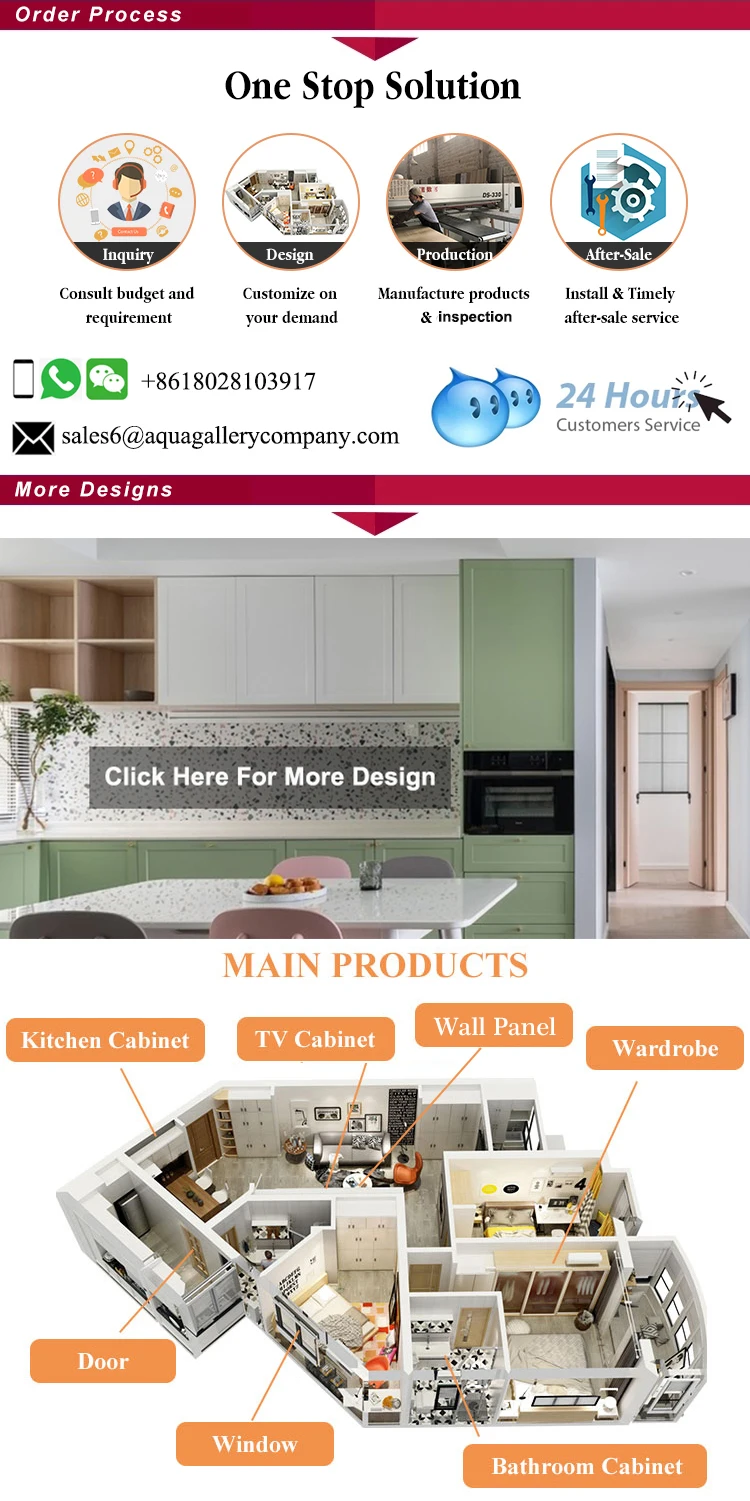 Solid Wood Cabinets - Modular Kitchen Cabinets by Aqua Gallery