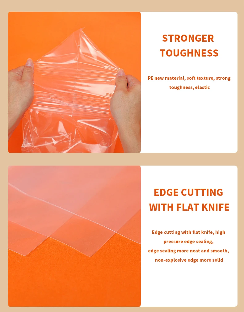 Clear Poly Opp Bags Transparent Self-adhesive Seal Clothes Opp Packing Plastic PVC Clothing Packaging Retort Pouch Accept CN;GUA supplier