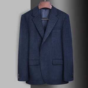 Italian Men's Wedding Suit Jacket Business Formal Workwear for Men's Groom Plus Size for Interviews and Formal Events