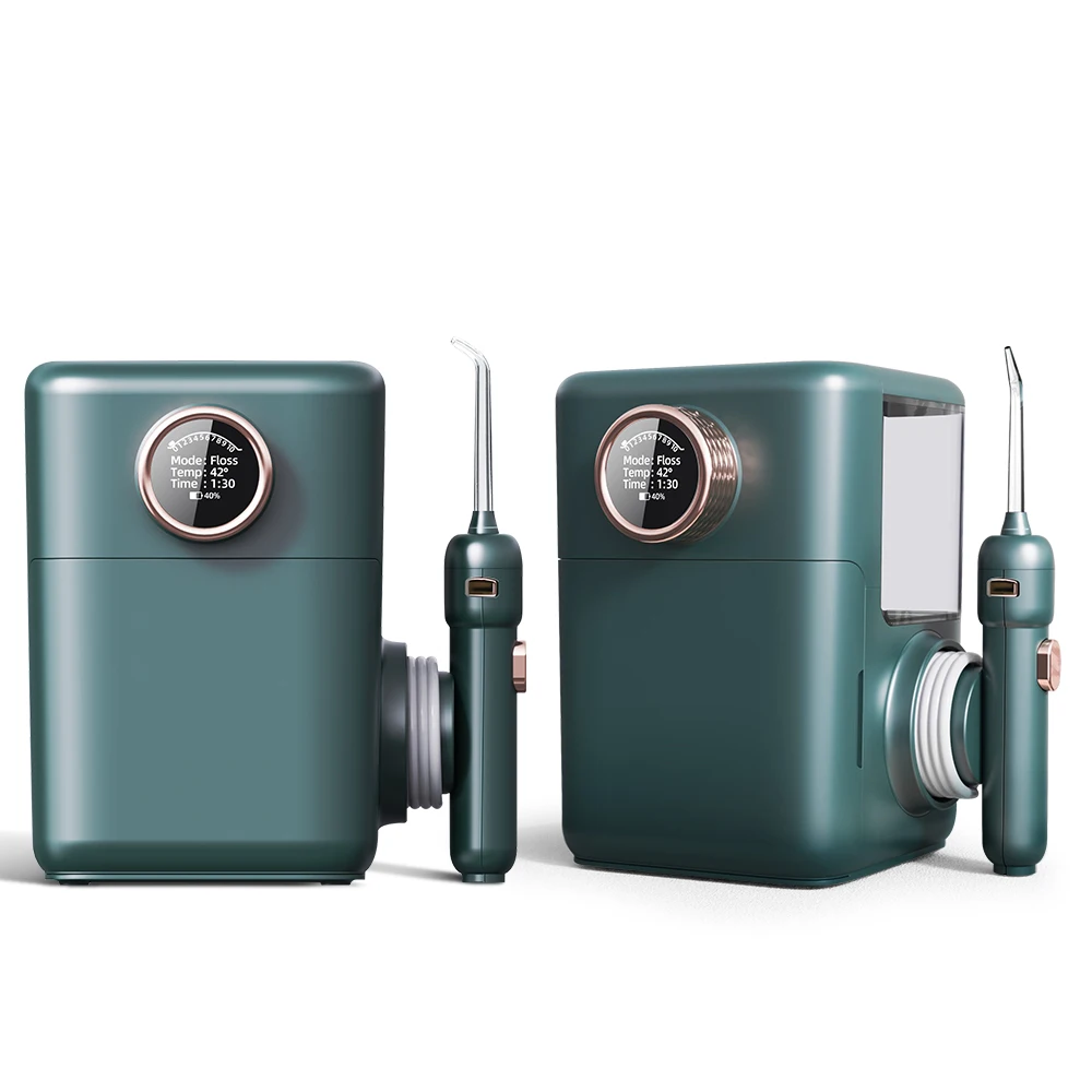 Высокое качество Большой ЖК-дисплей экран для всей семьи countertop ирригатор с защитой от ультрафиолета, перезаряжаемые электрический ирригатор для полости рта
