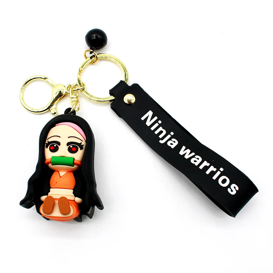 Cartoon Main Characters Key Ring Japanese Anime Action Figures Toy Doll