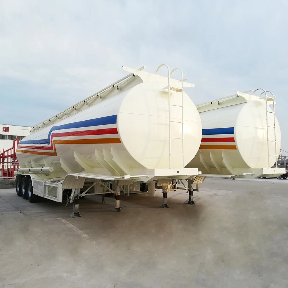 OTTC Certification Factory Exporting 40000-75000l Fuel Oil Tanker Semi Trailer with Different Material