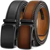 28"-34" cintura ajustable - 2 unidades - negro/marrón claro 6342