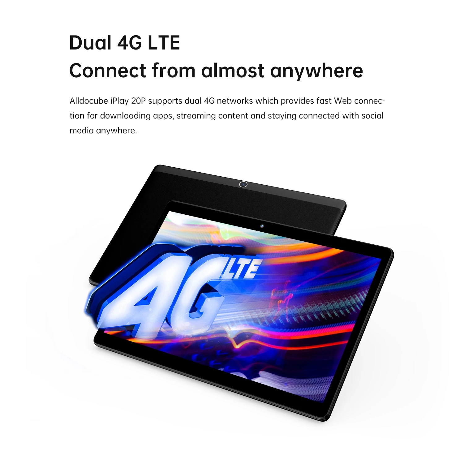 ALLDOCUBE iPlay 20P 4G Call Tablet 10.1 inch 6GB+128GB Android 11