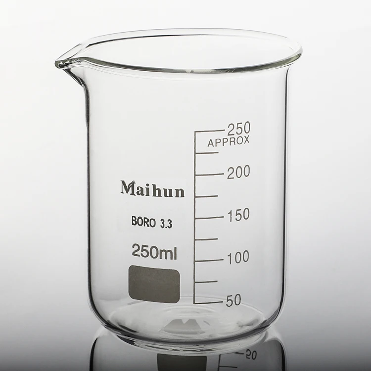Factory Price 150ml Clear Borosilicate Glass Beaker for Lab Use Temperature Resistance 560 3-Year Warranty