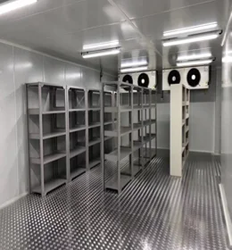 Led Light Cold Storage Room Blast Freezer Evaporative Air Cooled Compressor Condensing Units Cold Storage for Food