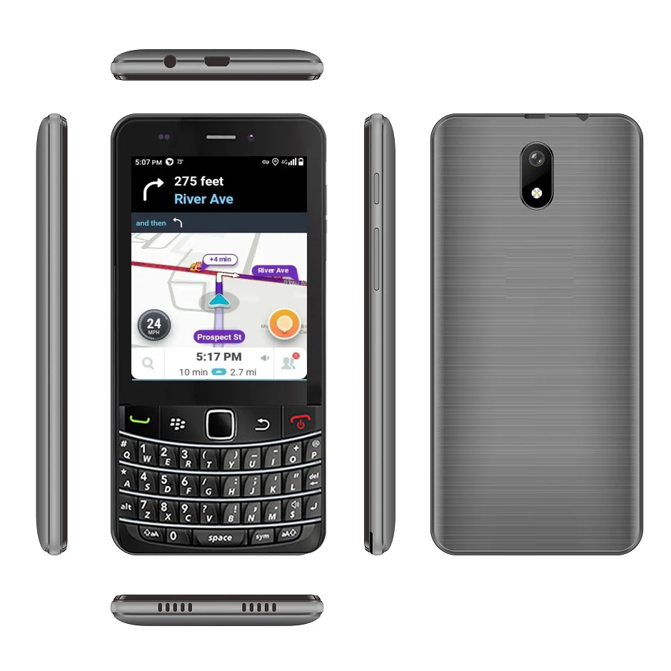 Keypad Type 4G Mobile Lte Android Feature Phones Best Price Cheap Phone Dual Sim Mobiles Enabled Basic Button Support Twitter